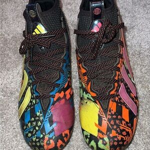 Adidas Adizero 12.0 Mismatch Football Cleats Black/Purple Men’s Size 8